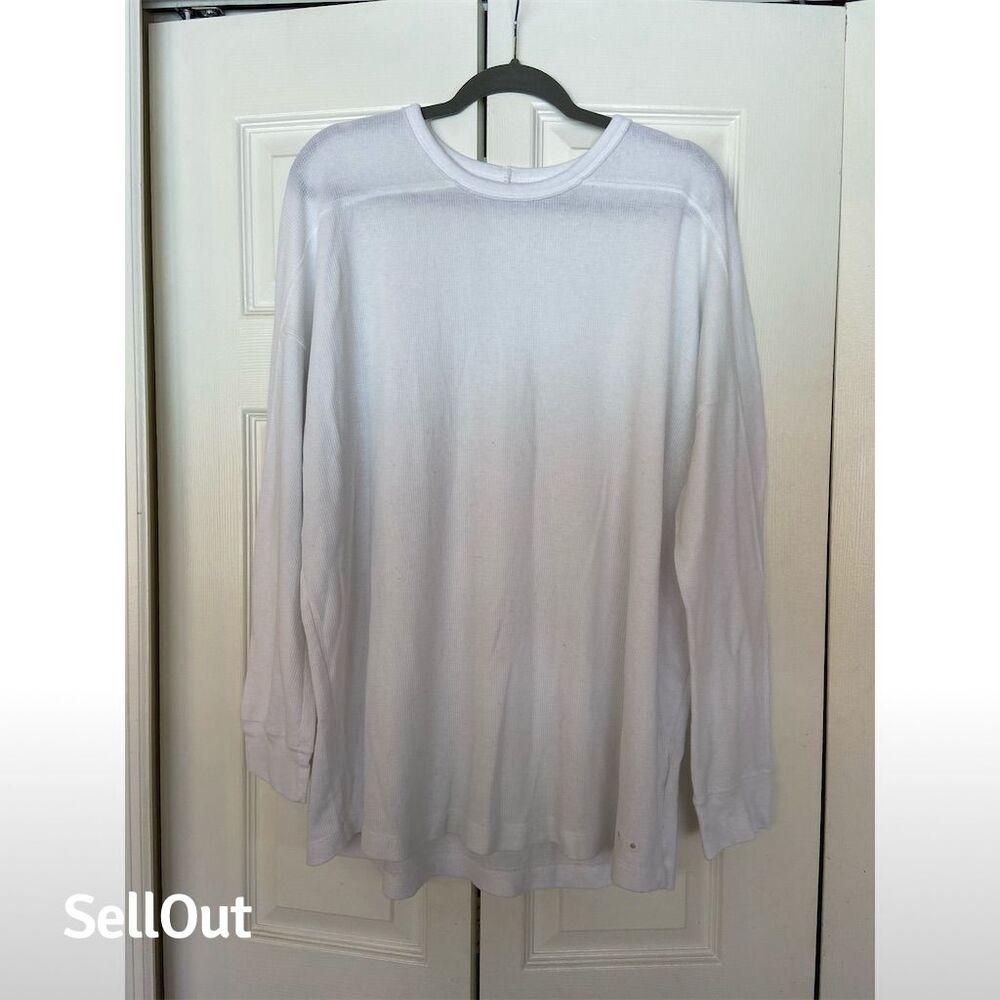 Urban Outfitters Koto Unisex Standard Long Sleeve Button-Up Shirt White M